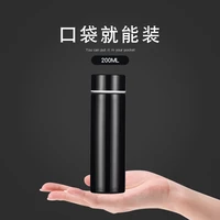 straight stainless steel thermos cup creative with lid mini outdoor travel thermos vacuum garrafa termica cute bottle bk50bw