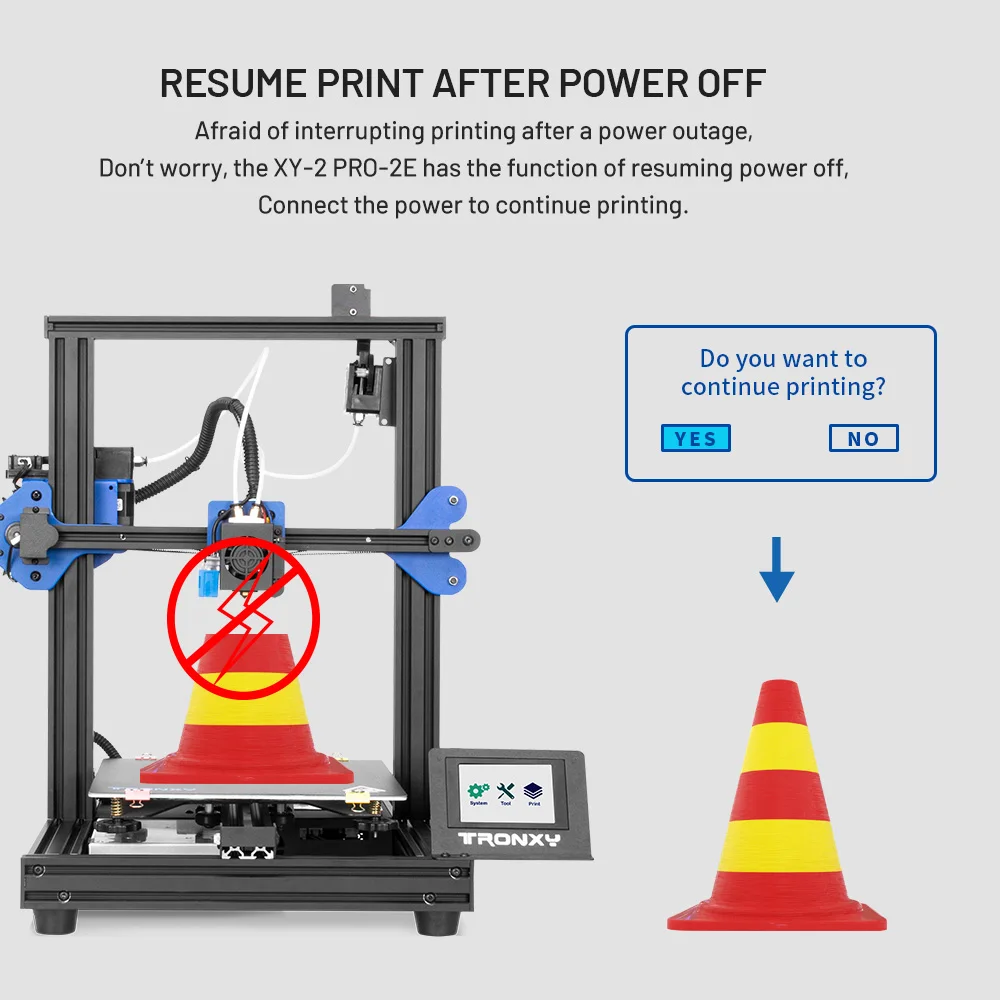 Online Neueste 3D Drucker 2 In1Out Extruder Dual Farbe Druck Filament Spulen Titan Extruder Filament Run-out Erkennung XY-2PRO-2E