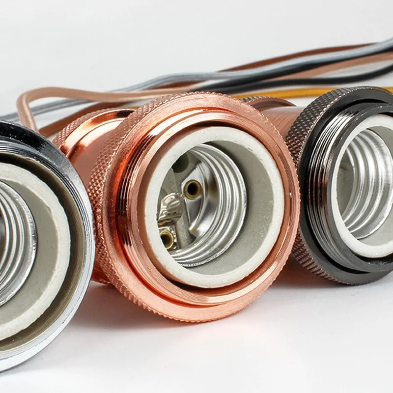 Винтажный алюминиевый подвесной светильник E27 держатель лампы Ретро Декор