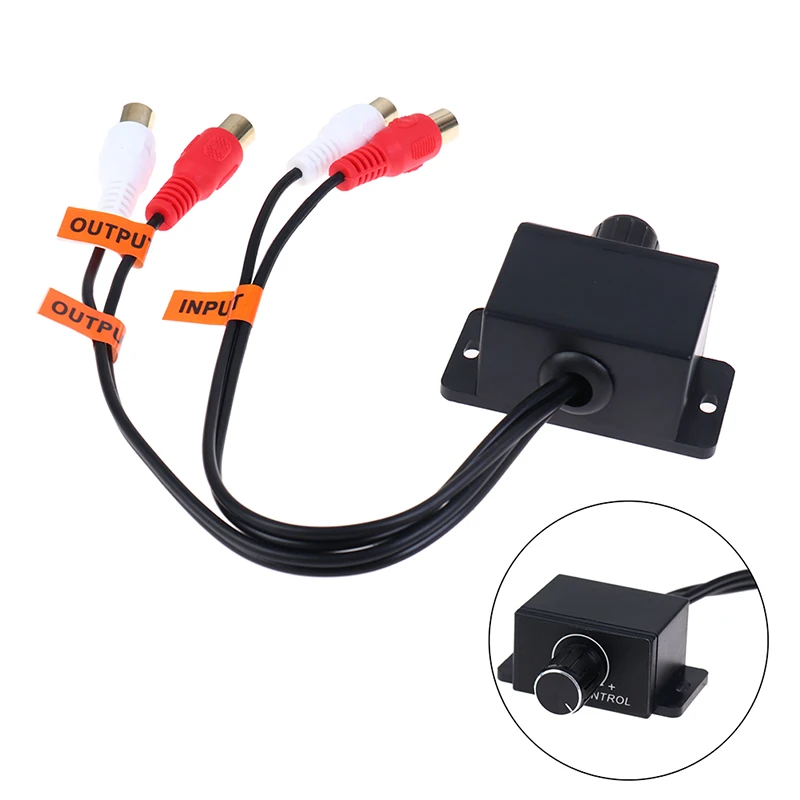 Новый автомобильный усилитель звука бас RCA уровень дистанционное управление