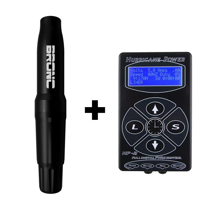 Татуировочная машинка Hummingbird 2020 с блоком питания HP-2 бесплатная доставка Bronc-V4 -