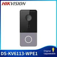 original hikvision ds kv6113 wpe1 video intercom for home villa doorbell door phone wifi ip65 2mp hd camera poe ieee802 3af