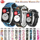 Сменный силиконовый ремешок для Huawei Watch Fit, оригинальный ремешок для смарт-часов, аксессуары 2021, цветной браслет для наручных часов с инструментом