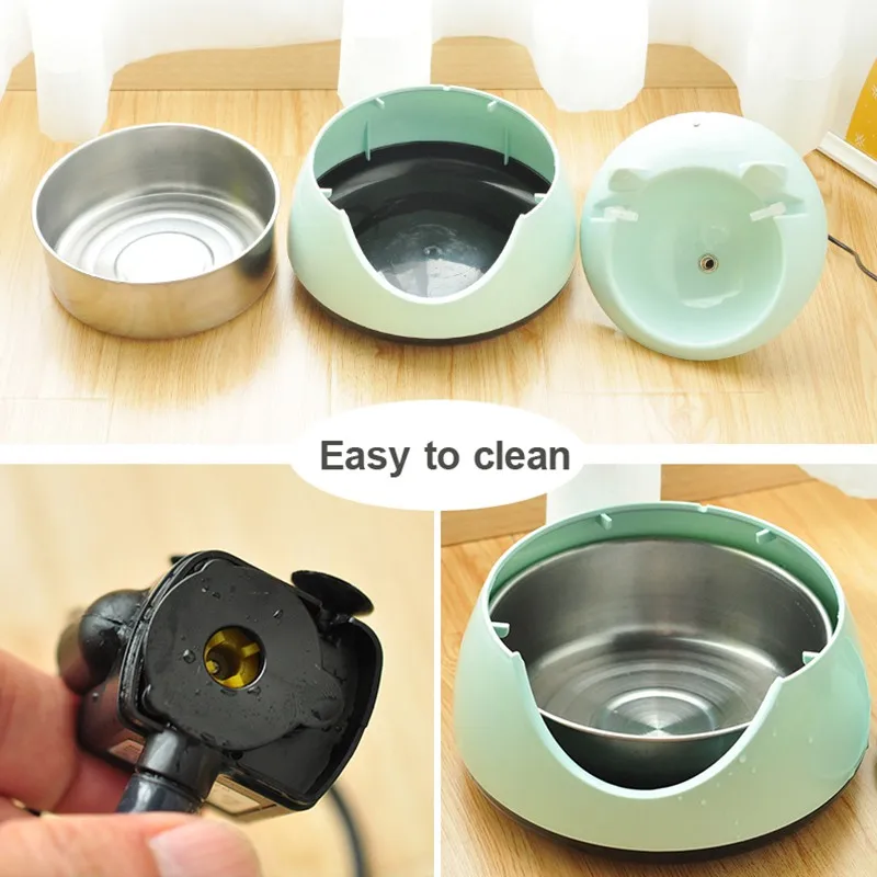 Автоматический фонтанчик для воды домашних животных бутылочка подачи в Поильник