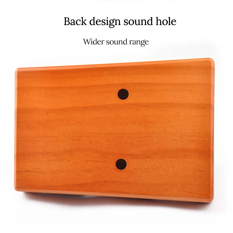 Пальчиковое пианино калимба 17 клавиш портативный музыкальный инструмент