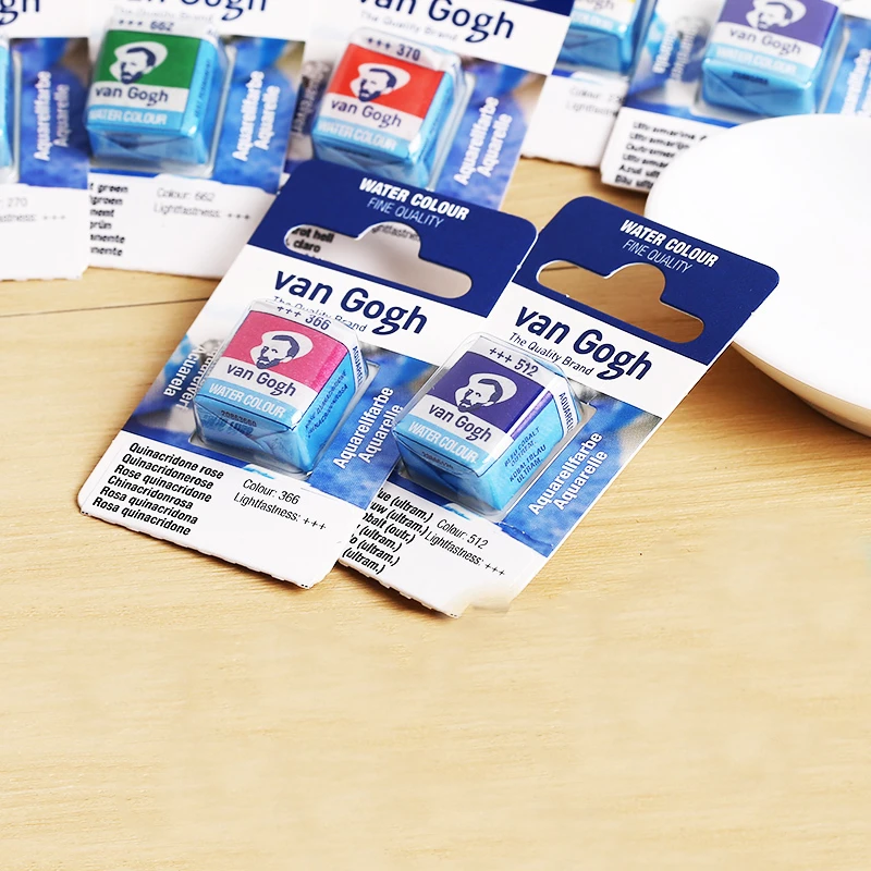 Голландия Ван Гог однотонная картина Акварельная краска Канцтовары для
