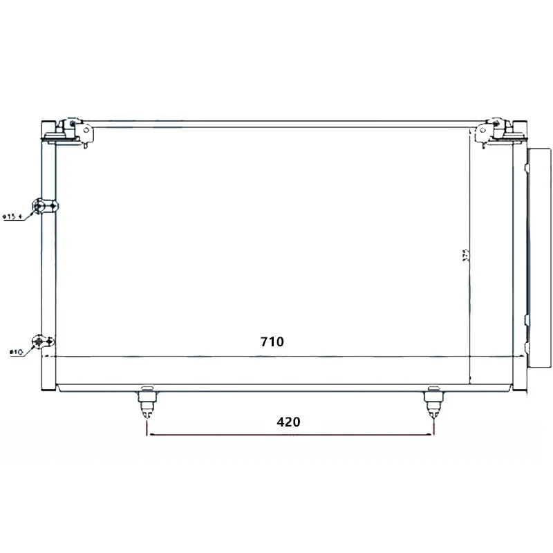 Конденсатор переменного тока для Lexus ES300 ES330 Toyota Camry Solara 2002-2008 гг. 8846006070 88460-06070 8846006140