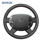 Ручные стежки из черной искусственной кожи искусственная кожа Чехол рулевого колеса автомобиля для Toyota Prius 20 XW20 Raum 2 2003 2004 2005 2006 2007-2011