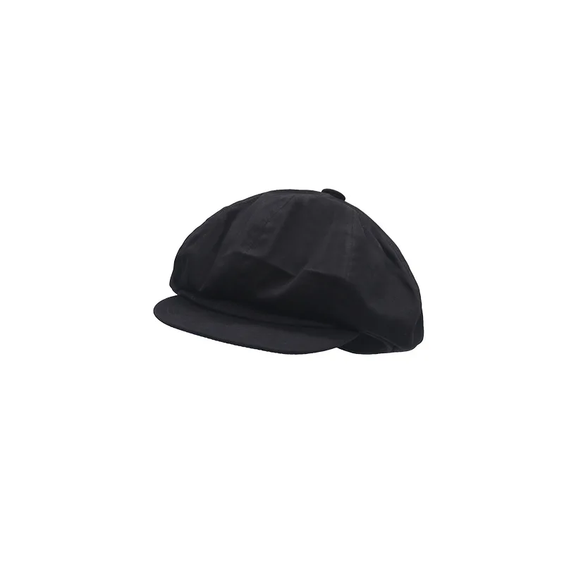 

Japanese Harajuku British retro pure color children's hat for men and women