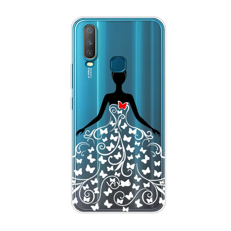 58 Чехол для Vivo Y17, мягкий силиконовый чехол из ТПУ для VIVO v17 neo Y91C Y91 Y15 Y12 V15 V15Pro Pro, чехол для телефона s для VivoY17 y95 - Цвет: 58