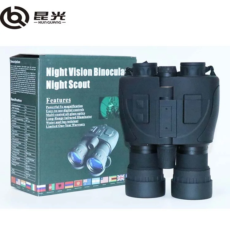 

5x50 Russian military night vision binoculars infrared night vision telescope device for wild night hunting