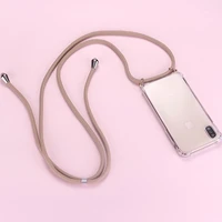 stylish cell phone strap necklace lanyard carrying case hanging for xiaomi mi 8 9 9t se 10 a1 a2 a3 lite note10 pro