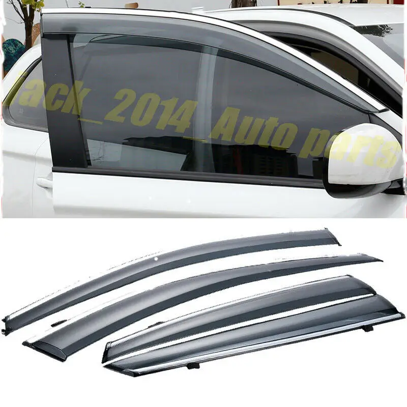 

4 шт., козырьки от дождя для Mitsubishi OUTLANDER 2015, 16, 2017