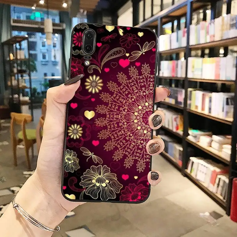 

colourful Mandala flower Pattern Phone Case For Huawei honor Mate P 10 20 30 40 Pro 10i 9 10 20 8 x Lite