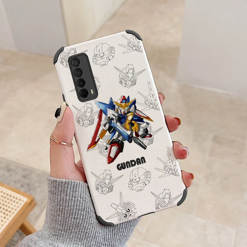 

Swordsman Gundam Phone Case For Huawei P Smart 2021 Y7A Liquid Silicone Cover