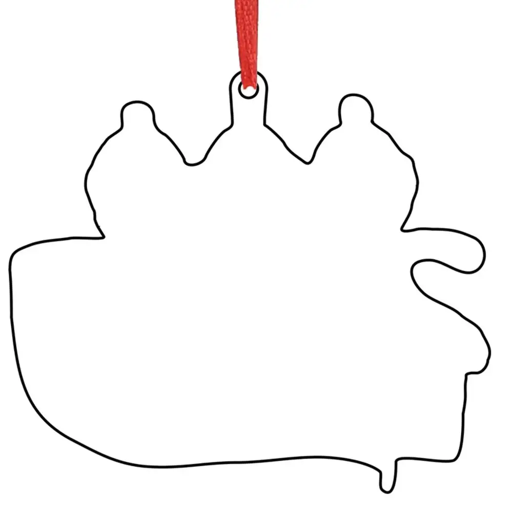 

New 2020 Quarantine Christmas Birthdays Party Decoration Gift Product Personalized Hanging Ornament Hanging Pendant