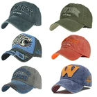 Кепка-бейсболка для мужчин и женщин, регулируемая винтажная хлопковая Кепка с вышивкой, с надписью Нью-Йорк, для спорта на открытом воздухе