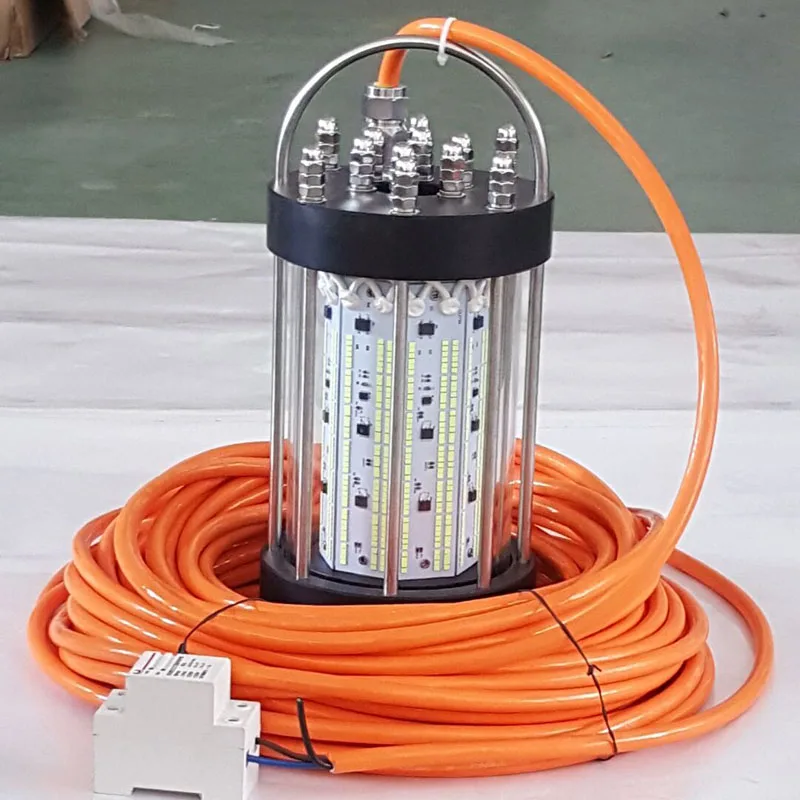 Beste DC12V 600W 5M Kabel Diepe Onderwater Vissen Licht Voor Oceaan Vissen
