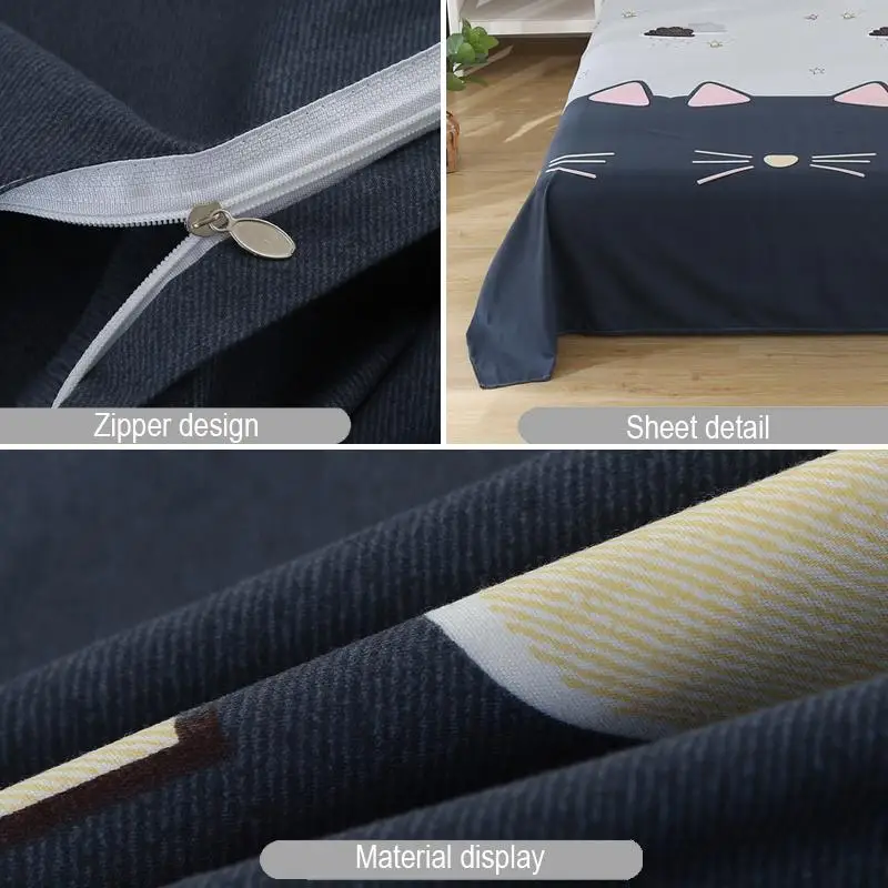 

46 4pcs Girl Boy Kid Bed Cover Set Duvet Cover Adult Child Bed Sheets And Pillowcases King Queen Comforter Bedding Set