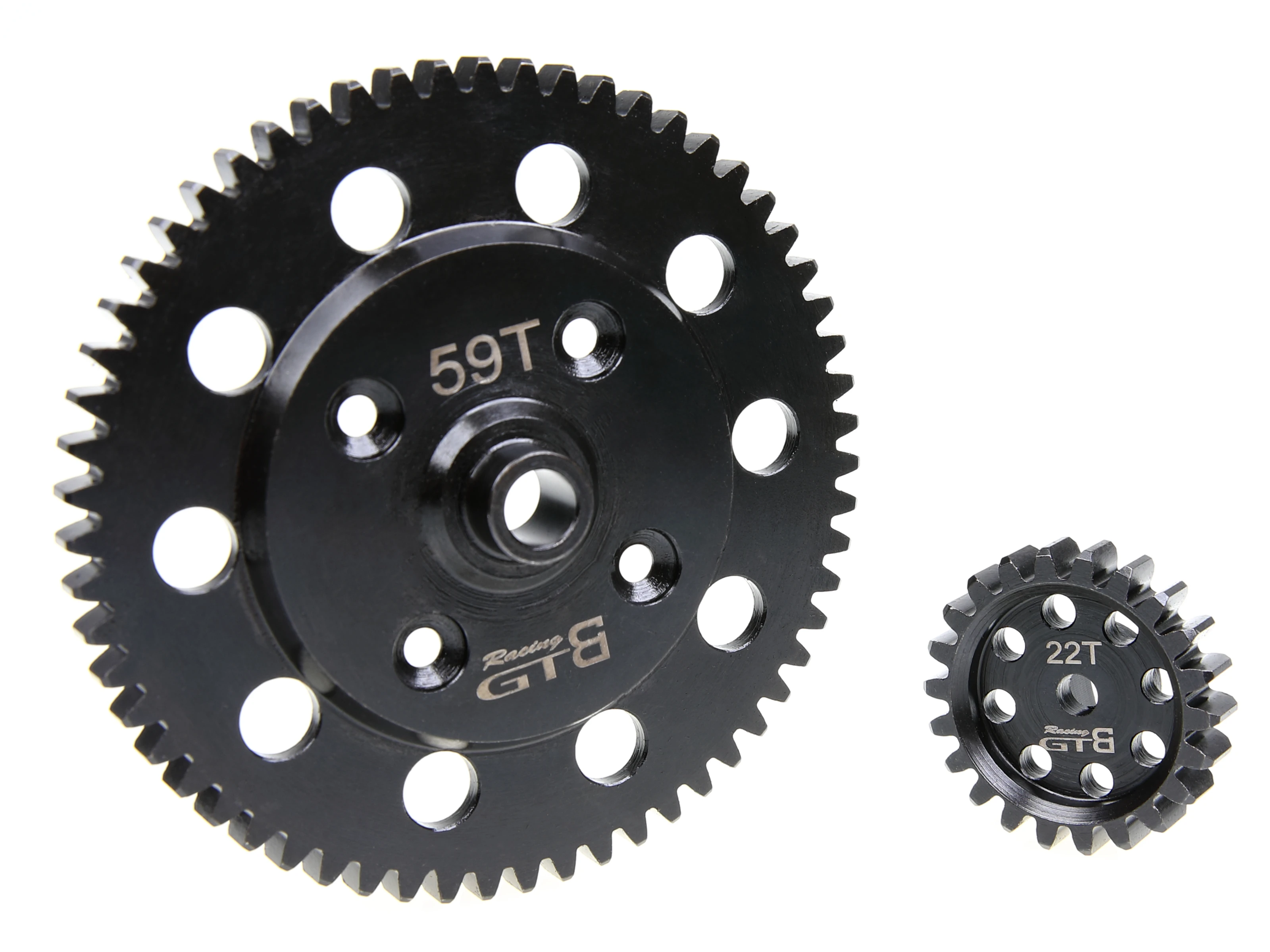 GTBracing 1:5 RC Car LOSI DBXL 57T/24T 58T/23T 59T/22T 60T/21T 61T/20T Steel Pinion Spur Gears enlarge