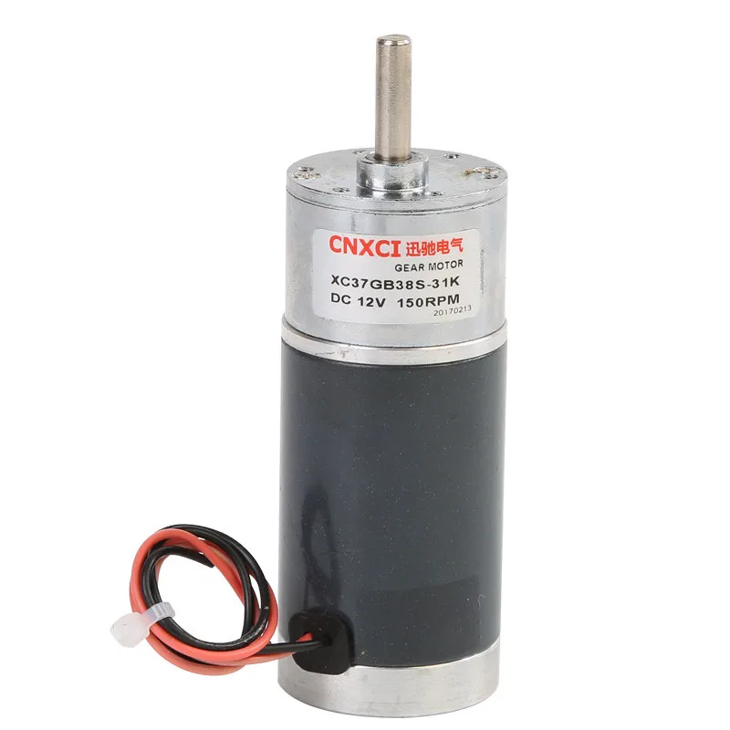 

XC37GB38S 37 мм 38S DC12V24V щеточный двигатель с большим крутящим моментом эксцентриковый вал низкая скорость для бытовой техники/электрического замка/барбекю машины