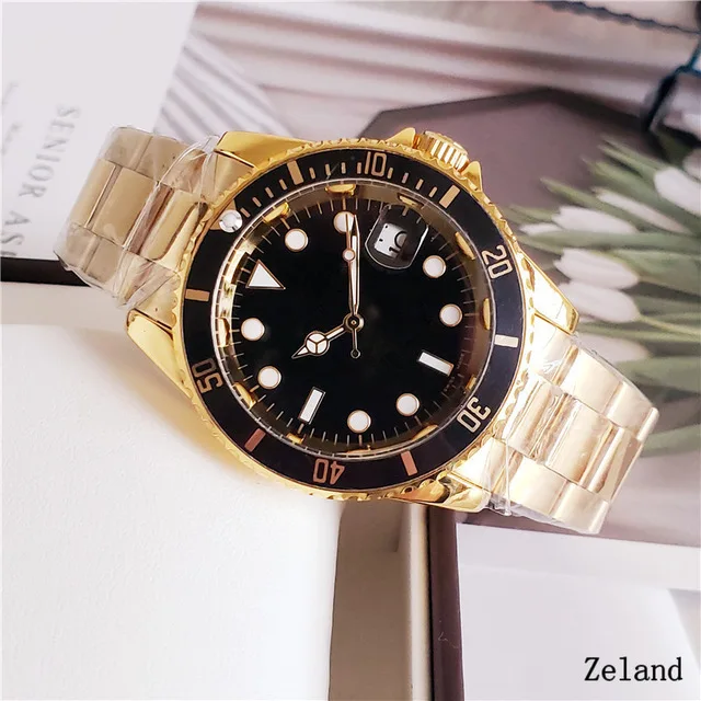 

AAA+ Men's top brand top designer design luxury business mechanical quartz watch green, gold, blue fashion male watch