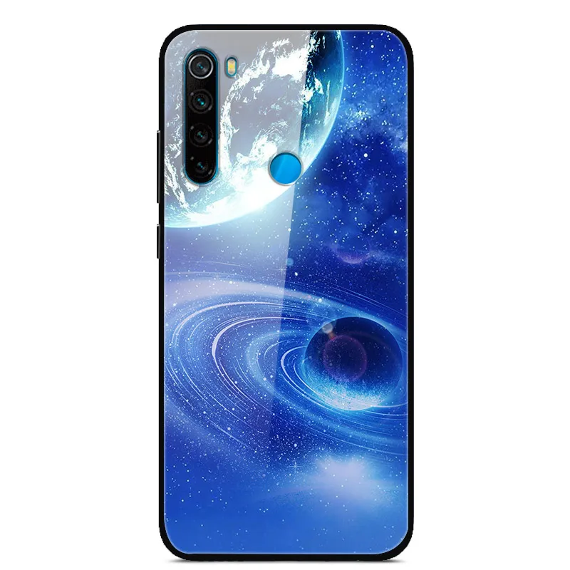 21 Для Xiaomi Redmi Note 8 T чехол из закаленного стекла жесткий чехол для телефона для Xiaomi Redmi Note 8 T Задняя крышка Redmi Note8T 8 T мягкий бампер - Color: 21