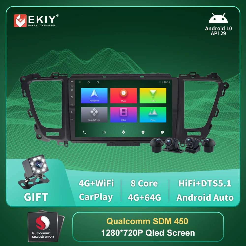 

DTS 5.1 Android Car Radio for Kia Sedona Carnival 2014-2020 Autoradio 2din 2 Din Multimedia Video Player Navigation GPS Carplay