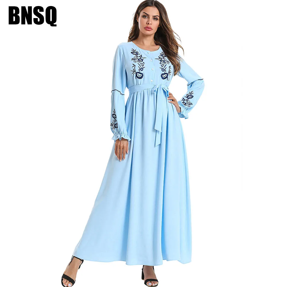 BNSQ распродажа недорогие мусульманские платья Abayas Турция Пакистан Арабская