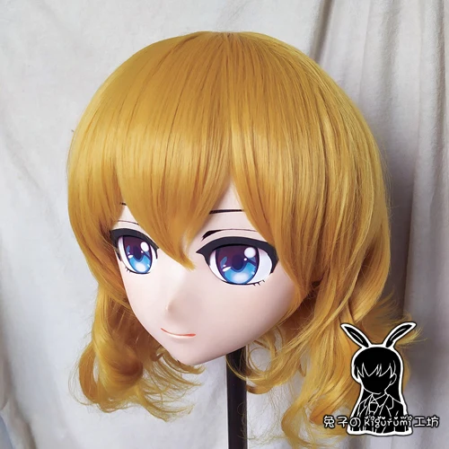 

(Rabbit 34) Crossdress Girl BJD Doll Mask Sword Art Online Cartoon Anime Realistic Silicone Alice Cosplay Mask Kigurumi Crossdre