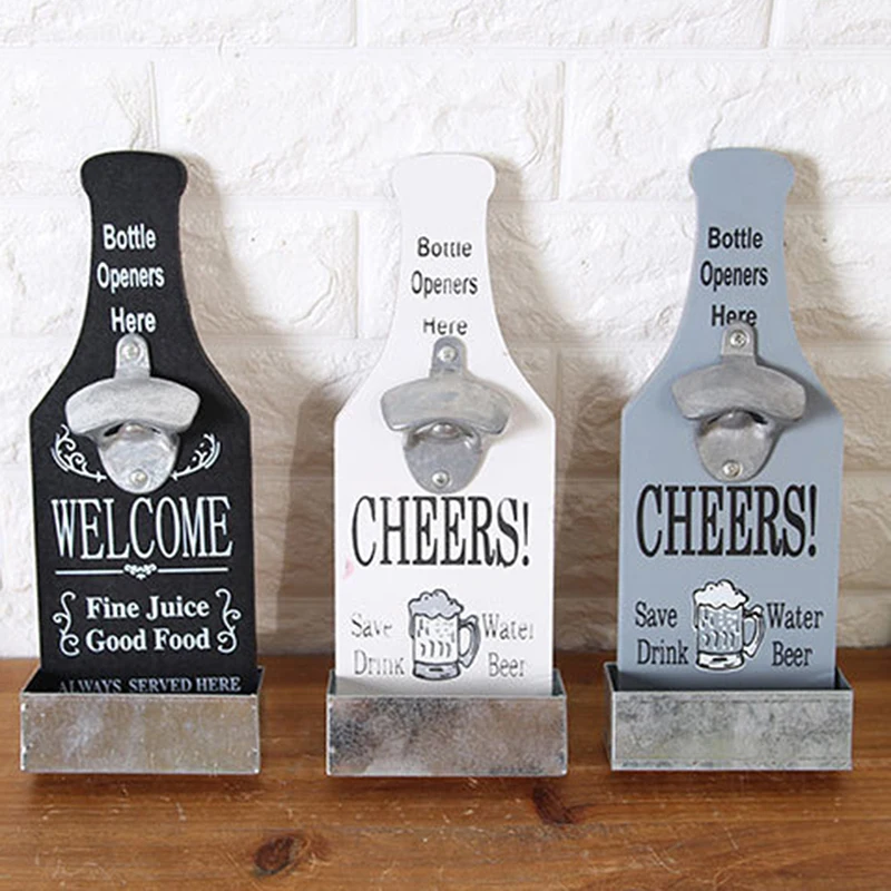 В наличии 3 цвета открывалка для пива в форме бутылки улицы или дома бар таверна