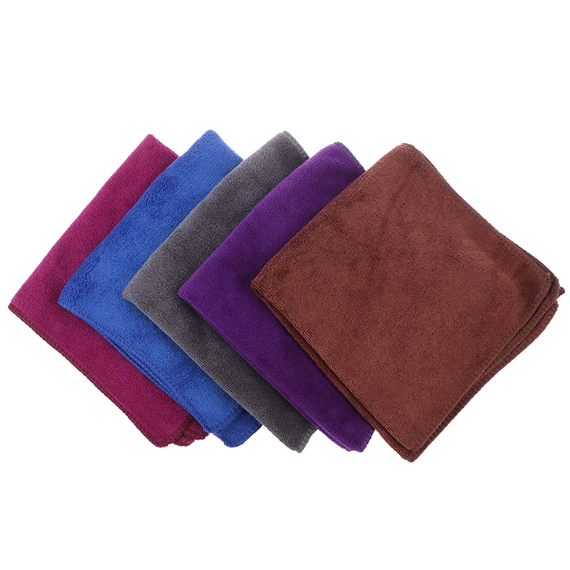 4 шт. микрофибра для чистки авто мягкая ткань мытья полотенец тряпка дома