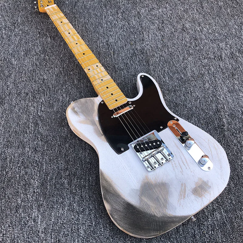 2019 Высококачественная 6-струнная электрическая гитара реликсовая корпус золы