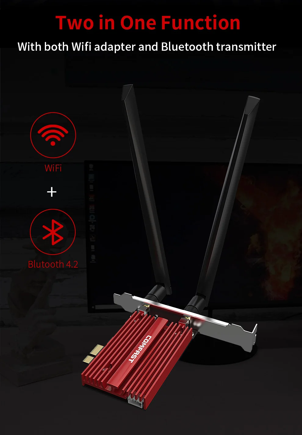 Двухдиапазонный беспроводной Bluetooth Wi Fi 2 4 ГГц/5 ГГц для Intel 8265NGW Wireless AC 8265 867 802.11ac