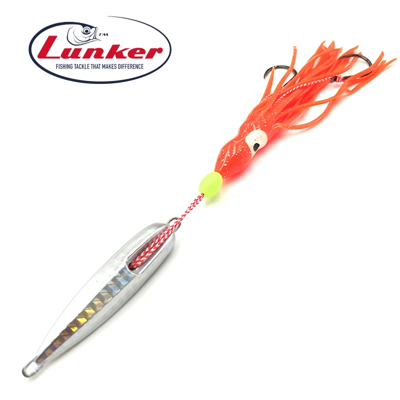 Металлическая морская приманка Lunker смолу для лодки 40 г 60 80 100 120 150 180 200 г|salt water