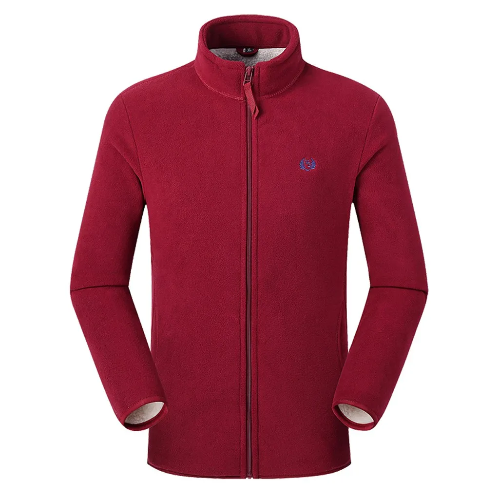 Высококачественное мужское осенне зимнее уличное утепленное флисовое