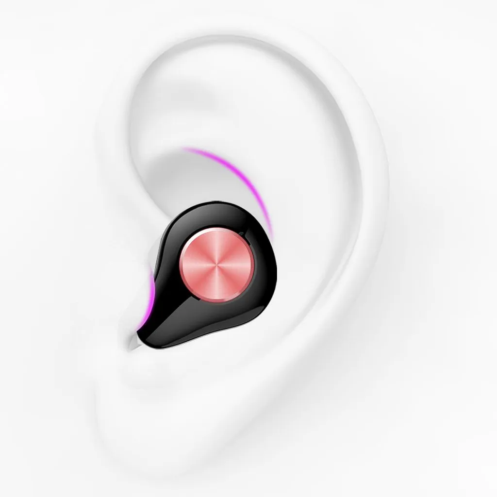 

Earphone Bluetooth 5.0 Headset Multifunction Digital Display Color Screen Wireless Headset