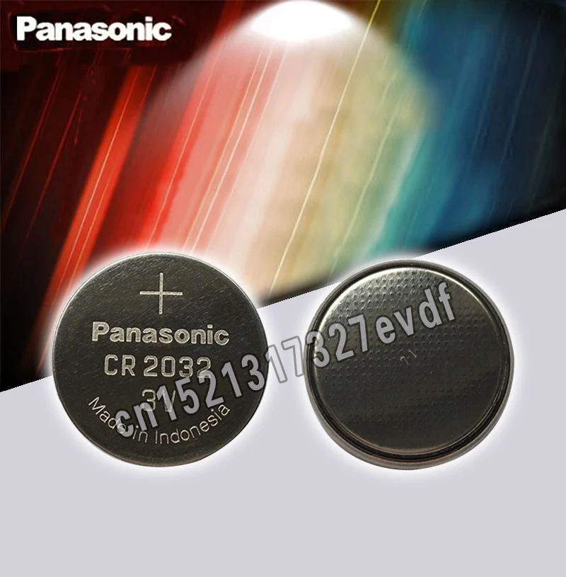Panasonic оригинальные 2 шт./лот cr 2032 аккумуляторы таблеточного типа 3V Монета литиевая