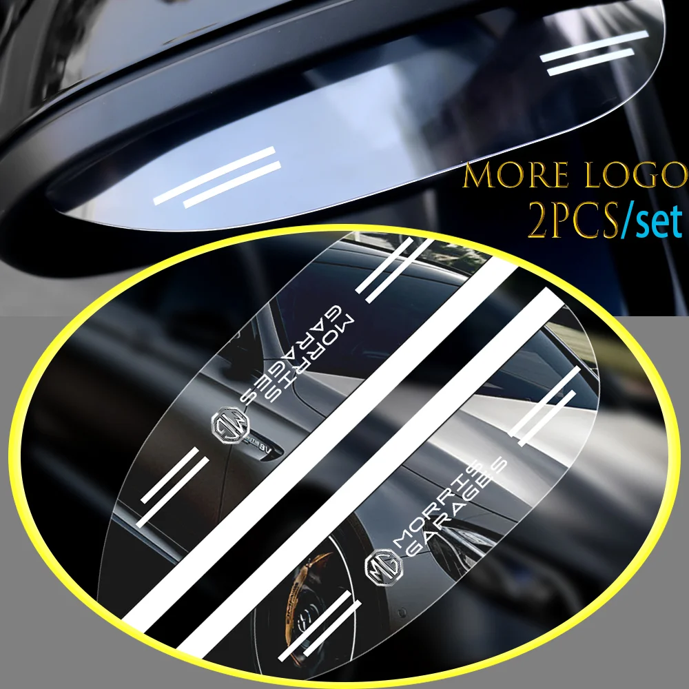 

2Pcs Car Rearview Mirror Rain Eyebrow Sun Visor Shade Protector For Morris Garages ZS MG 3 MG 5 GT HS HECTOR Car Accessories