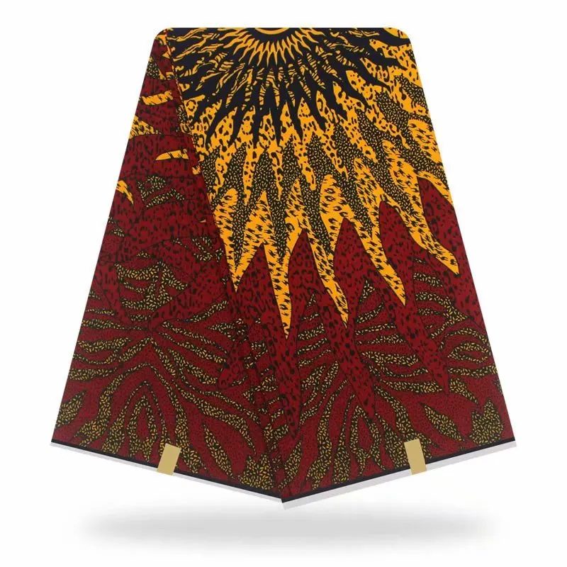 Новый стиль настоящий Африканский воск 100% хлопок африканская вощеная ткань