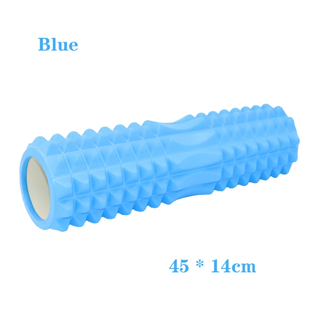 

45x14cm Yoga Foam Roller Gym Home Fitness Yoga Column Balance Bar Stick Pilates Column Deep Massage Roller Relax Muscles