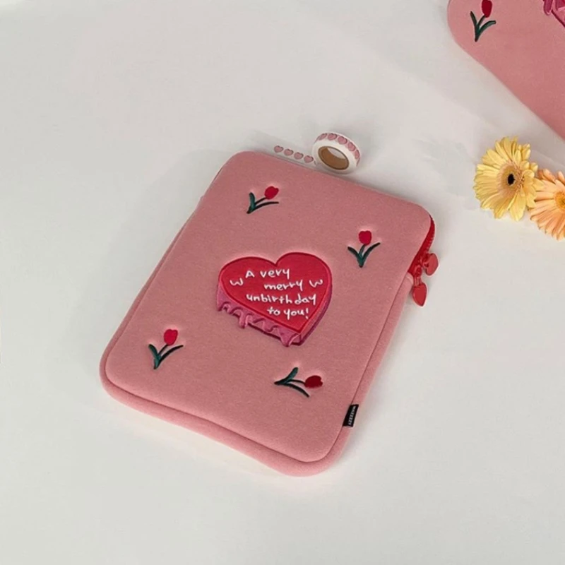 

Fashion cute tablet bag cartoon air4/3/2/1 pro11 10.9 10.8 10.5 10.2 9.7 inch ipad pouch 12 13 15 laptop sleeve case bag