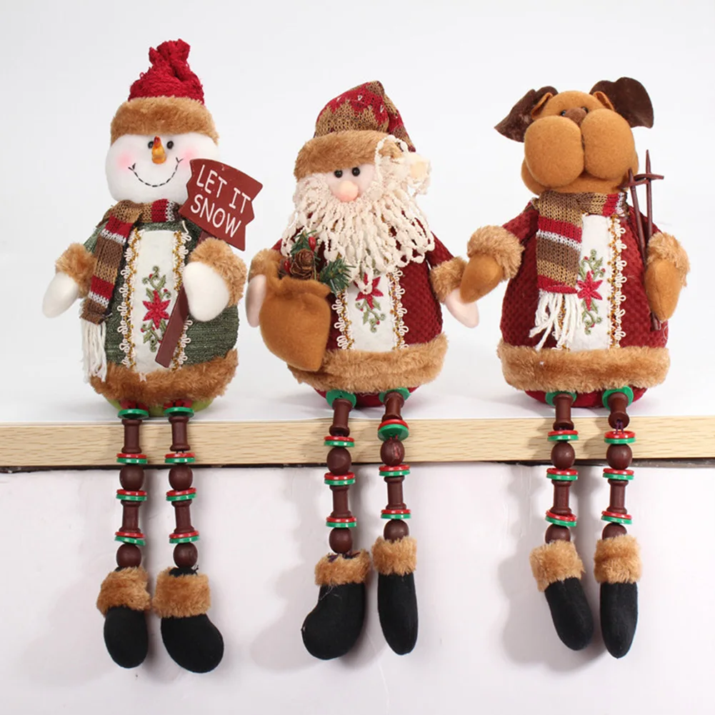 Праздничное украшение подарок снеговик милый Санта Клаус домашний рабочий стол