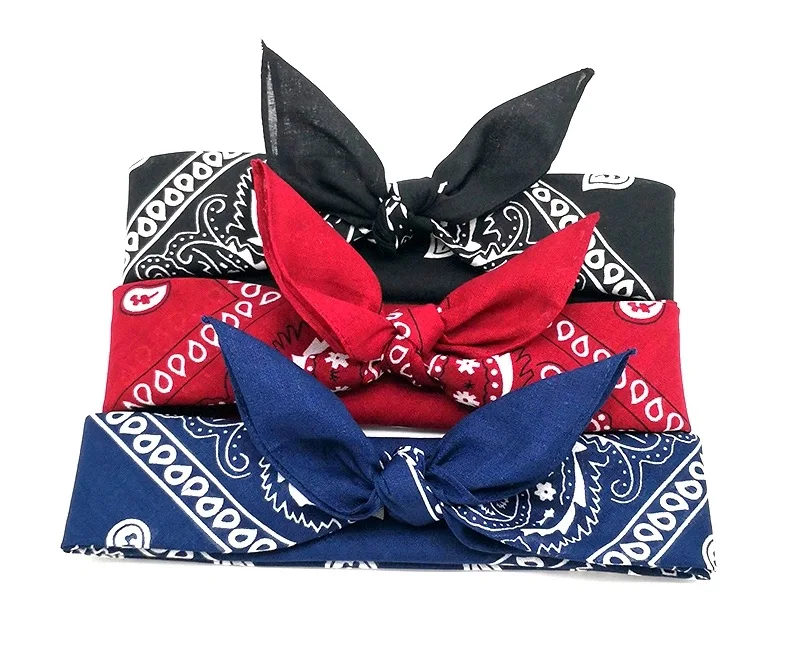 Модная бандана унисекс шарф хип-хоп походный головной платок повязка на запястье