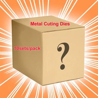 10 pcspack metal cutting dies cut die mold christmas decoration scrapbook paper craft knife mould blade punch stencils dies