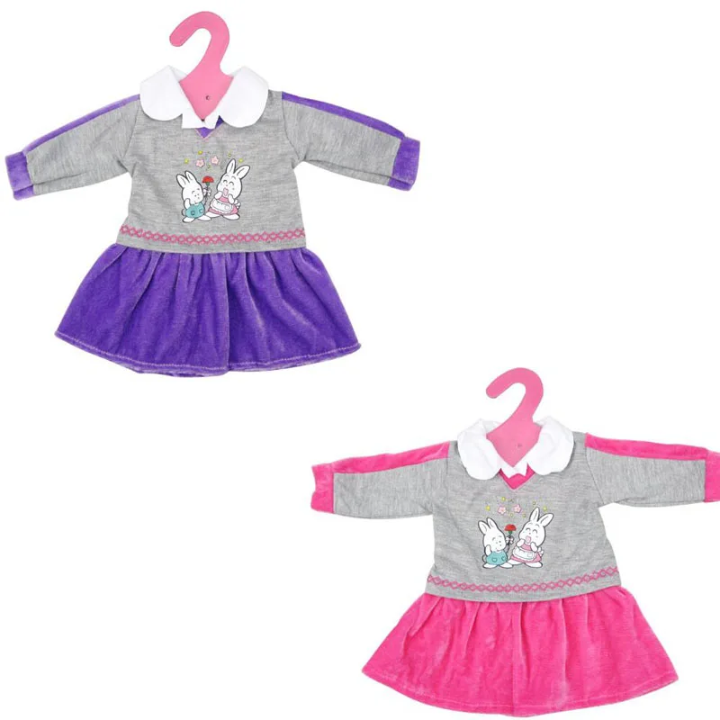 Фиолетовая и красная школьная форма для куклы двух цветов подходит 43 см 18 дюймов