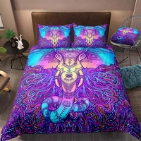 free dropshipping 3d print 3 piece duvet cover set bedding sets duvet cover 1 pillowcase single multicolor elephant