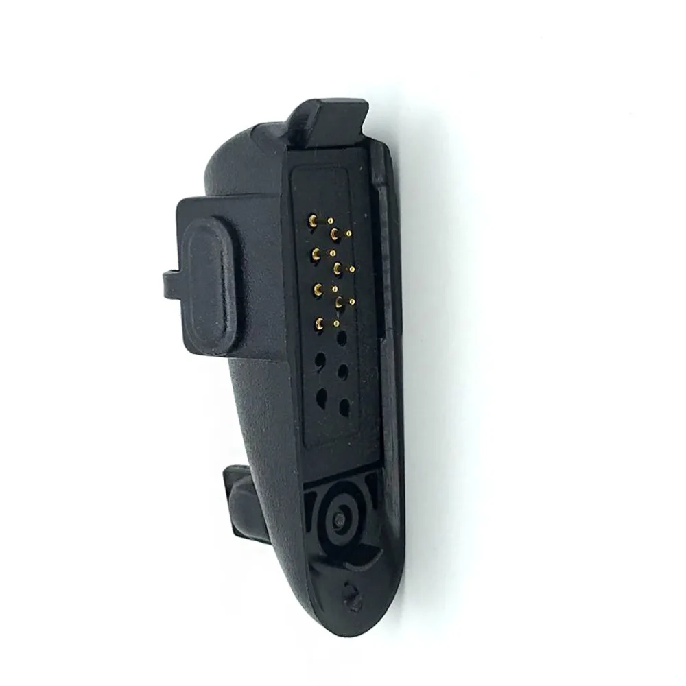

Walkie Talkie Audio Adapter Black Plastic+Metal Replacement Accessories