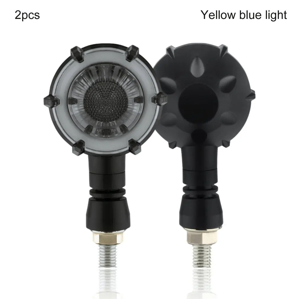 

1 пара универсальные Водонепроницаемые Круглые сигнальные поворотники сигнальные огни сигнальная лампа для мотогонок скутеров квадроцикл...