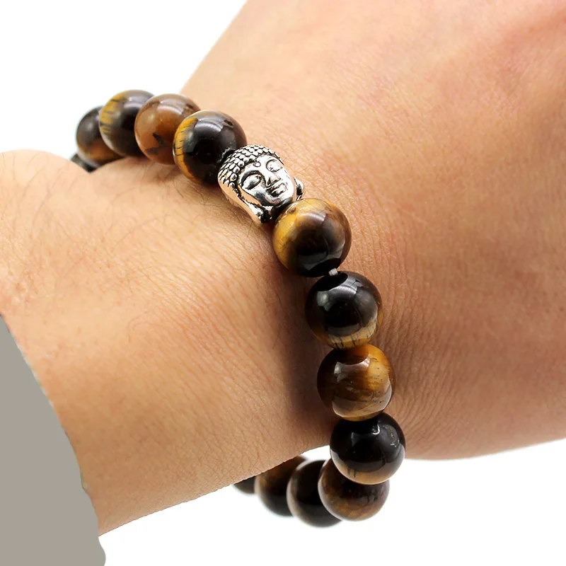 Новинка браслет 10 мм бусины для молитвы Будды женщин и мужчин подарки украшения